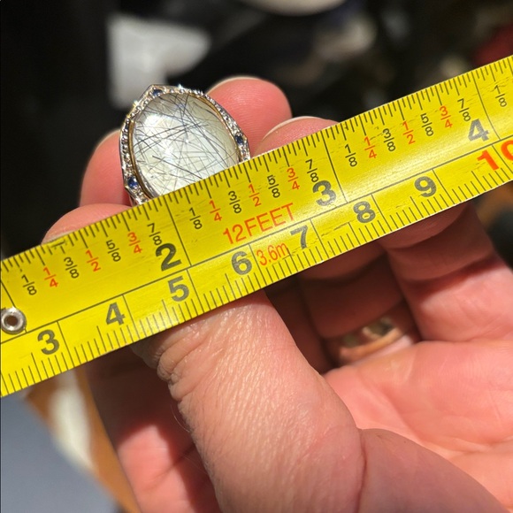 Beautiful Rutile Quartz ring - Picture 10 of 11